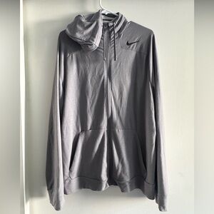 Nike Dri-FIT Men’s Training Jacket in Light Gray